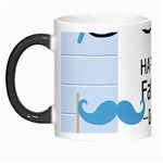 hipster happy Fathers Day  Morph Mug