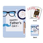 hipster happy Fathers Day  Playing Cards Single Design