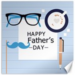 hipster happy Fathers Day  Canvas 20  x 20 