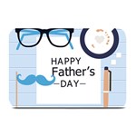 hipster happy Fathers Day  Plate Mat