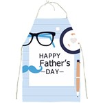 hipster happy Fathers Day  Full Print Apron