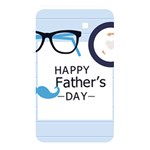 hipster happy Fathers Day  Memory Card Reader (Rectangular)