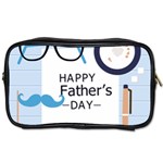 hipster happy Fathers Day  Toiletries Bag (One Side)