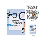 hipster happy Fathers Day  Playing Cards 54 (Mini)