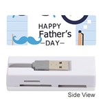 hipster happy Fathers Day  Memory Card Reader (Stick)