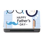 hipster happy Fathers Day  Memory Card Reader with CF