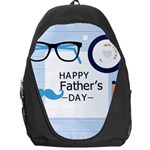 hipster happy Fathers Day  Backpack Bag