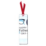 hipster happy Fathers Day  Small Book Mark