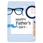 hipster happy Fathers Day  Removable Flap Cover (L)