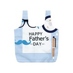 hipster happy Fathers Day  Full Print Recycle Bag (S)