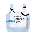 hipster happy Fathers Day  Full Print Recycle Bag (M)