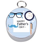 hipster happy Fathers Day  Silver Compass