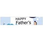 hipster happy Fathers Day  Large Flano Scarf 