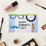 hipster happy Fathers Day  Cosmetic Bag (XS)