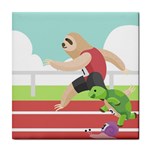 Sloth Race Tile Coaster