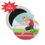 Sloth Race 2.25  Magnet (10 pack)