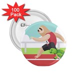 Sloth Race 2.25  Button (100 pack)