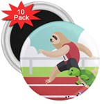 Sloth Race 3  Magnet (10 pack)