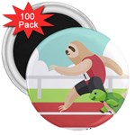 Sloth Race 3  Magnet (100 pack)