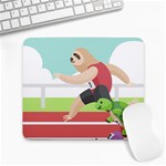 Sloth Race Large Mousepad