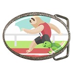 Sloth Race Belt Buckle