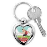 Sloth Race Key Chain (Heart)