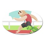 Sloth Race Magnet (Oval)