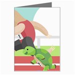 Sloth Race Greeting Card