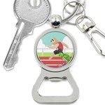 Sloth Race Bottle Opener Key Chain