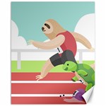 Sloth Race Canvas 16  x 20 