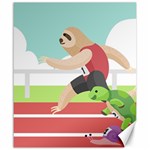 Sloth Race Canvas 20  x 24 