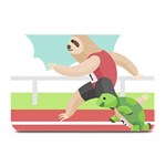 Sloth Race Plate Mat