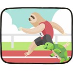 Sloth Race Fleece Blanket (Mini)