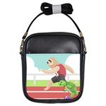 Sloth Race Girls Sling Bag