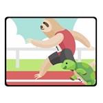 Sloth Race Fleece Blanket (Small)