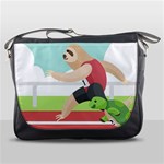 Sloth Race Messenger Bag