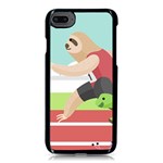 Sloth Race Apple iPhone 8 Seamless Case (Black)