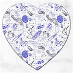 Fathers Day doodle Jigsaw Puzzle (Heart)