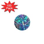 Iridescent 1  Mini Magnet (100 pack) 