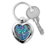 Iridescent Key Chain (Heart)