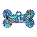 Iridescent Dog Tag Bone (One Side)