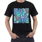 Iridescent Men s T-Shirt (Black)