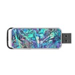 Iridescent Portable USB Flash (One Side)