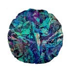 Iridescent Standard 15  Premium Round Cushion 