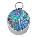 Iridescent Silver Compass (Mini)