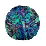 Iridescent Standard 15  Premium Flano Round Cushion 