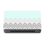 chevron teal grey Memory Card Reader with CF