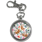 Floral Sloth  Key Chain Watch