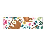 Floral Sloth  Sticker Bumper (10 pack)