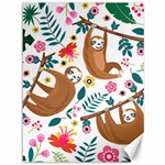 Floral Sloth  Canvas 36  x 48 